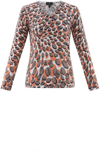SS25 Marble V Neck Knit