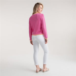 SS25 Marble Pink Cardigan