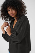 Load image into Gallery viewer, Kaffe Kaida Blouse Black
