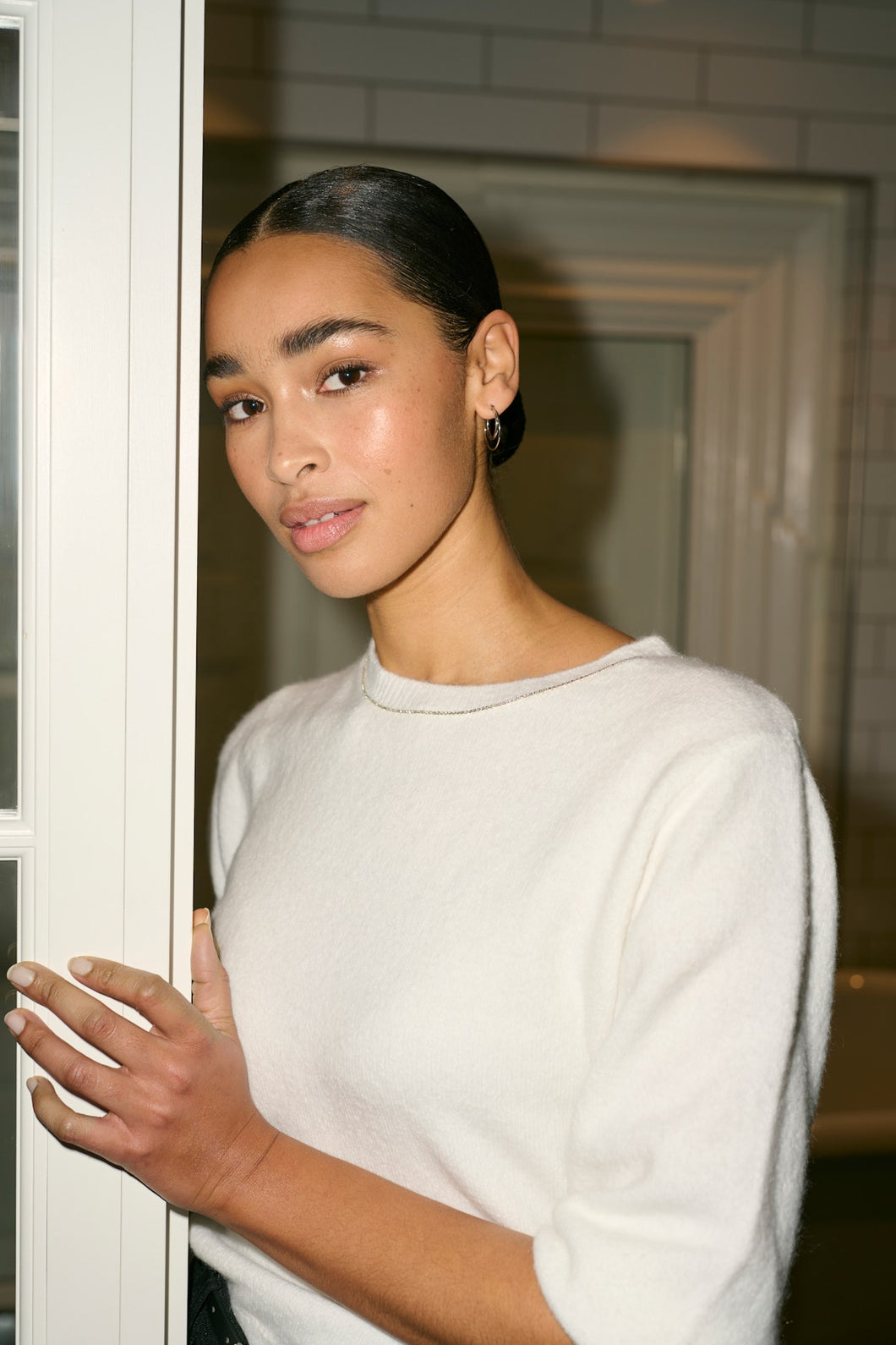 Kaffe Kameridith Chalk Knit