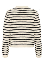 Load image into Gallery viewer, Part Two Stripe Cotton Cardigan
