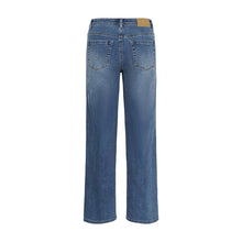 Load image into Gallery viewer, Kaffe Kabrook HW Wide Leg Jean Denim Blue
