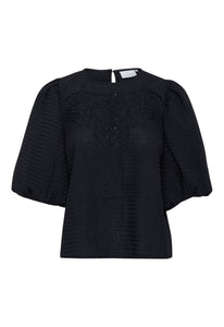 Kaffe Black Becky Blouse
