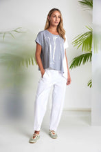 Load image into Gallery viewer, Naya Placement Print Angle Hem Grey
