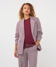 Load image into Gallery viewer, Esqualo Gem Burgundy Blazer

