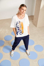 Load image into Gallery viewer, SS25 Naya Placement Print Top Coral

