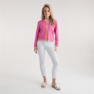 SS25 Marble Pink Cardigan