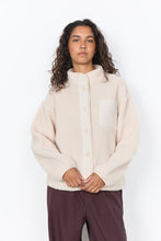 Load image into Gallery viewer, Soya Concept Sherpa Jacket Sand
