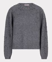 Load image into Gallery viewer, Esqualo Grey Knit with Pearl detail
