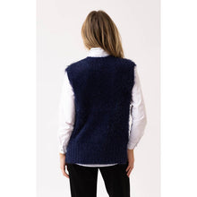 Load image into Gallery viewer, Marble Navy Tank Knit

