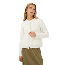 Load image into Gallery viewer, Kaffe Bowie Cardigan Chalk
