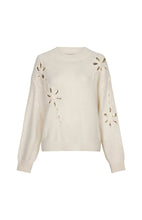Load image into Gallery viewer, Esqualo Sequin Flower Knit
