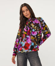Load image into Gallery viewer, Esqualo Print Chiffon Blouse
