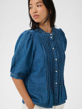 Load image into Gallery viewer, Part Two Alesia Denim Blouse
