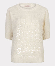 Load image into Gallery viewer, Esqualo Cream Sequin Knit
