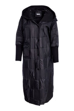 Load image into Gallery viewer, Naya Padded Hood Coat with Ribbed Collar
