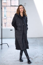 Load image into Gallery viewer, Naya Padded Hood Coat with Ribbed Collar
