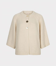 Load image into Gallery viewer, Esqualo Cream Cardigan with Buttons
