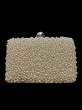 Load image into Gallery viewer, Hard  Shell Pearl Clutch
