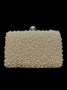 Hard  Shell Pearl Clutch