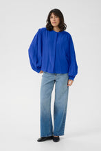 Load image into Gallery viewer, Kaffe Blue Blouse

