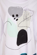 Load image into Gallery viewer, Naya Placement Print Contrast Hem Mint
