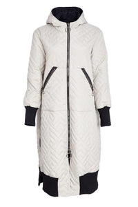 Naya Padded Coat with Knit Cuff