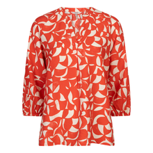 Load image into Gallery viewer, Esqualo Coral Print Blouse
