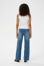 Load image into Gallery viewer, Kaffe Kabrook HW Wide Leg Jean Denim Blue

