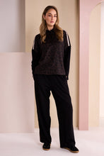 Load image into Gallery viewer, Naya Animal Print Top with Contrast Shoulder
