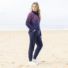 Load image into Gallery viewer, Marble Gradient Knit Navy Pink
