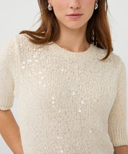Load image into Gallery viewer, Esqualo Cream Sequin Knit
