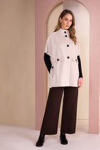 Load image into Gallery viewer, Naya High Neck Button Through Jacket
