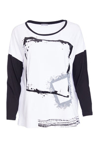 Naya Placement Cube Print Top
