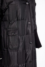 Load image into Gallery viewer, Naya Padded Hood Coat with Ribbed Collar
