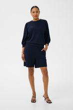 Load image into Gallery viewer, Kaffe Annie Jersey Shorts Navy
