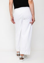 Load image into Gallery viewer, Naya Wide Leg Tuck Hem Detail White
