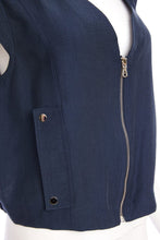 Load image into Gallery viewer, Naya Linen Look Waist Coat Zip Detail
