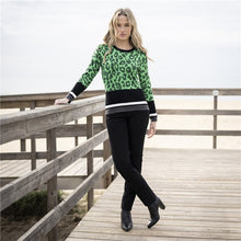 Load image into Gallery viewer, Marble Animal Print with contrast hem &amp; cuff
