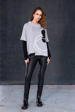 Load image into Gallery viewer, Naya High Neck Print Square Top
