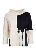 Load image into Gallery viewer, Naya Two Tone Funnel Neck Top
