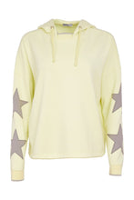 Load image into Gallery viewer, Naya Hooded Top with Contrast Cuff Lemon
