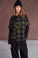 Load image into Gallery viewer, Naya Houndstooth Knit High Neck Top
