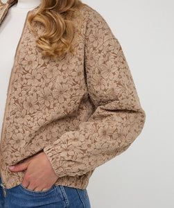 Esqualo Flower Embossed Jacket