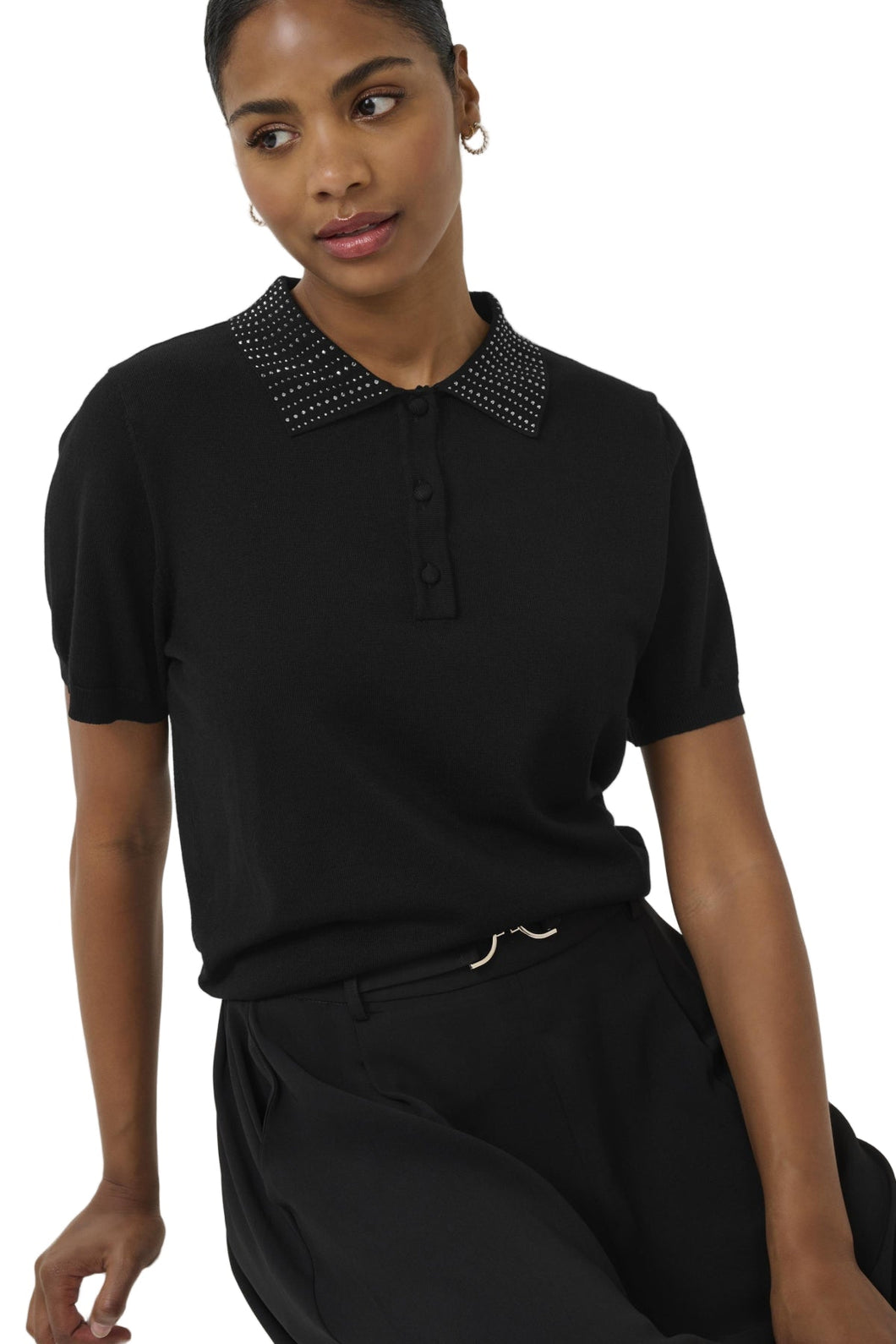 Kaffe Kacarly Polo Black