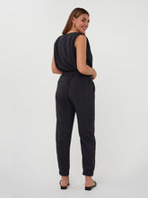Load image into Gallery viewer, Esqualo Pull Up Black Pants with cuff
