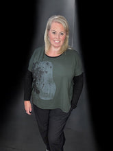 Load image into Gallery viewer, Naya Placement Print Top
