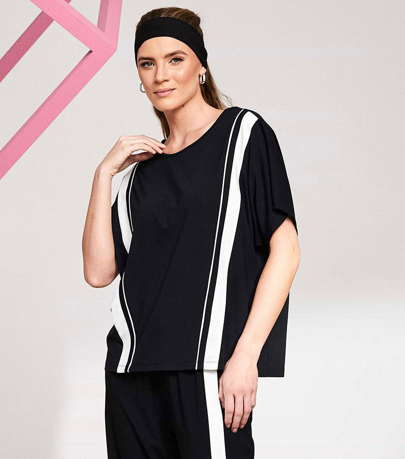 SS25 Naya Stripe Contrast top