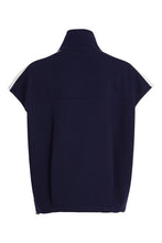 Load image into Gallery viewer, Naya High Neck Zip Top Navy
