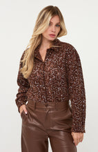 Load image into Gallery viewer, Esqualo Lace &amp; Flock Blouse
